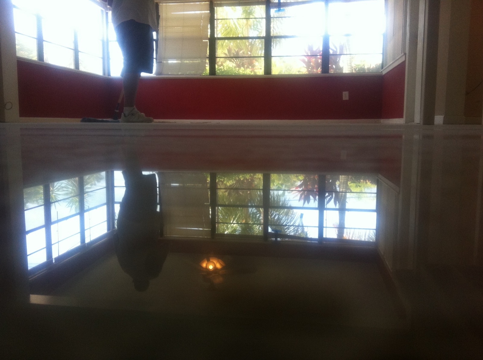 Polished terrazzo reflection in Bradenton