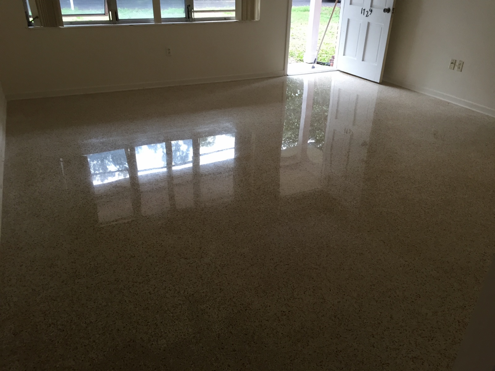 Terrazzo living room in Lakeland