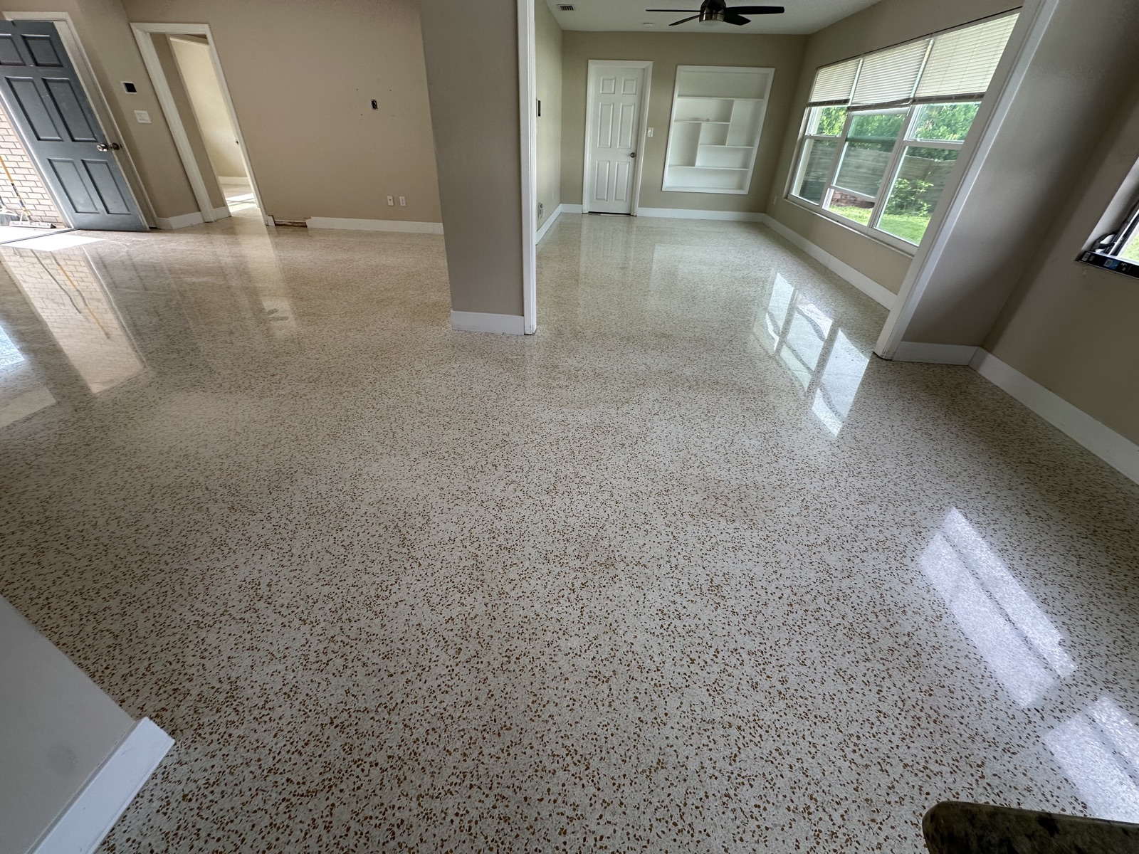 Restored terrazzo in Largo