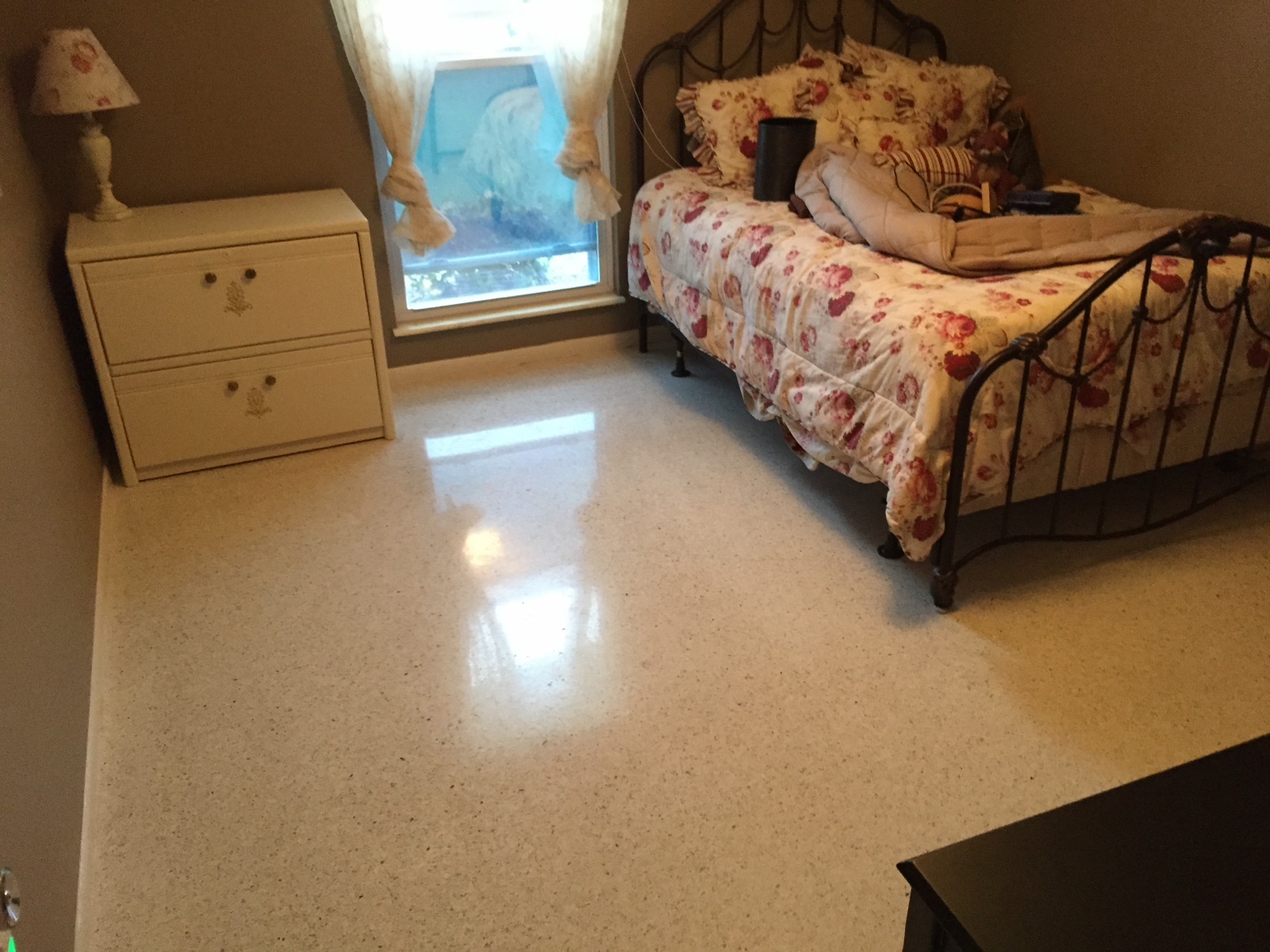 Restored terrazzo floors in Sun City Center