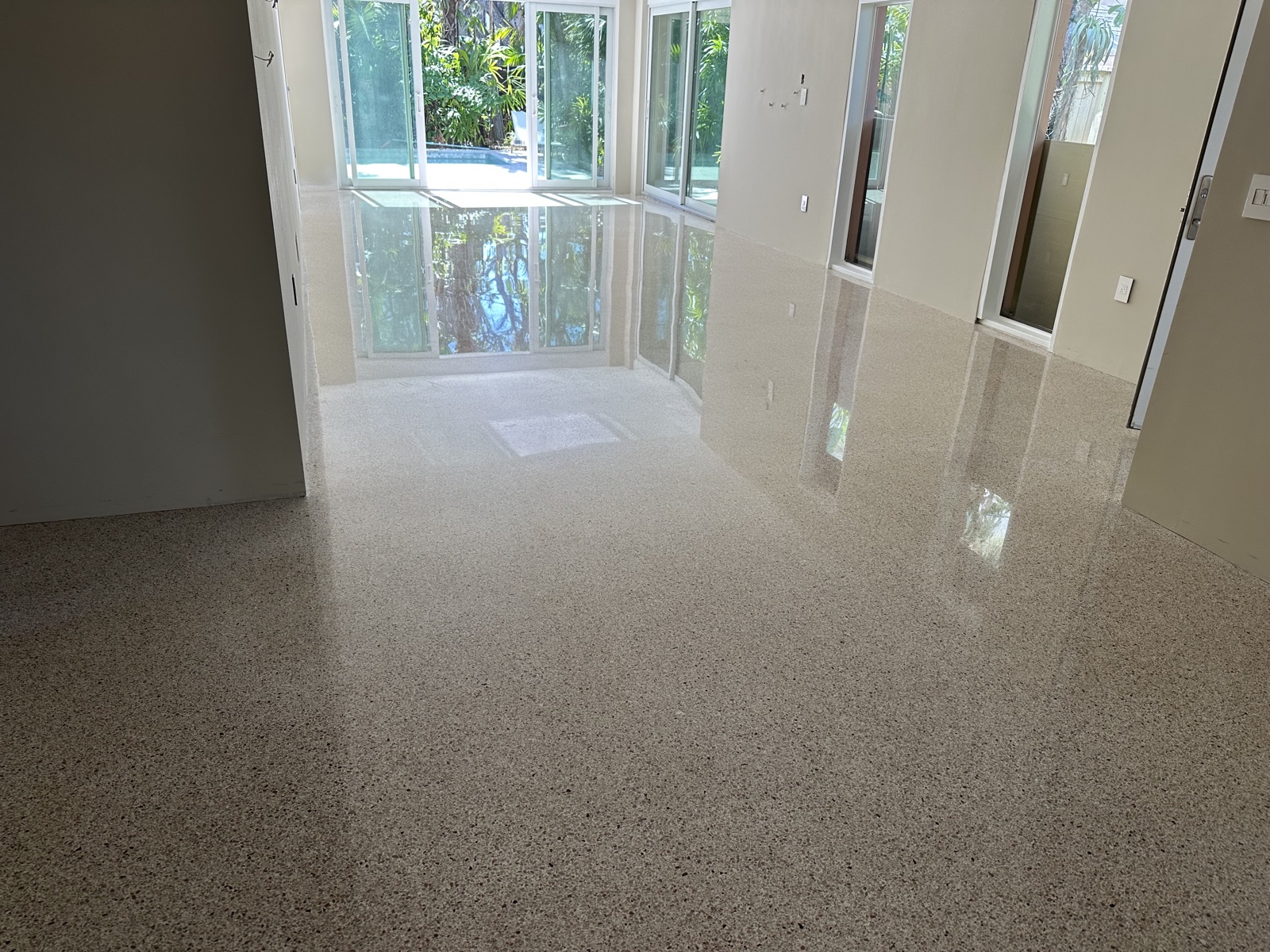 Polished terrazzo on St. Armands Key