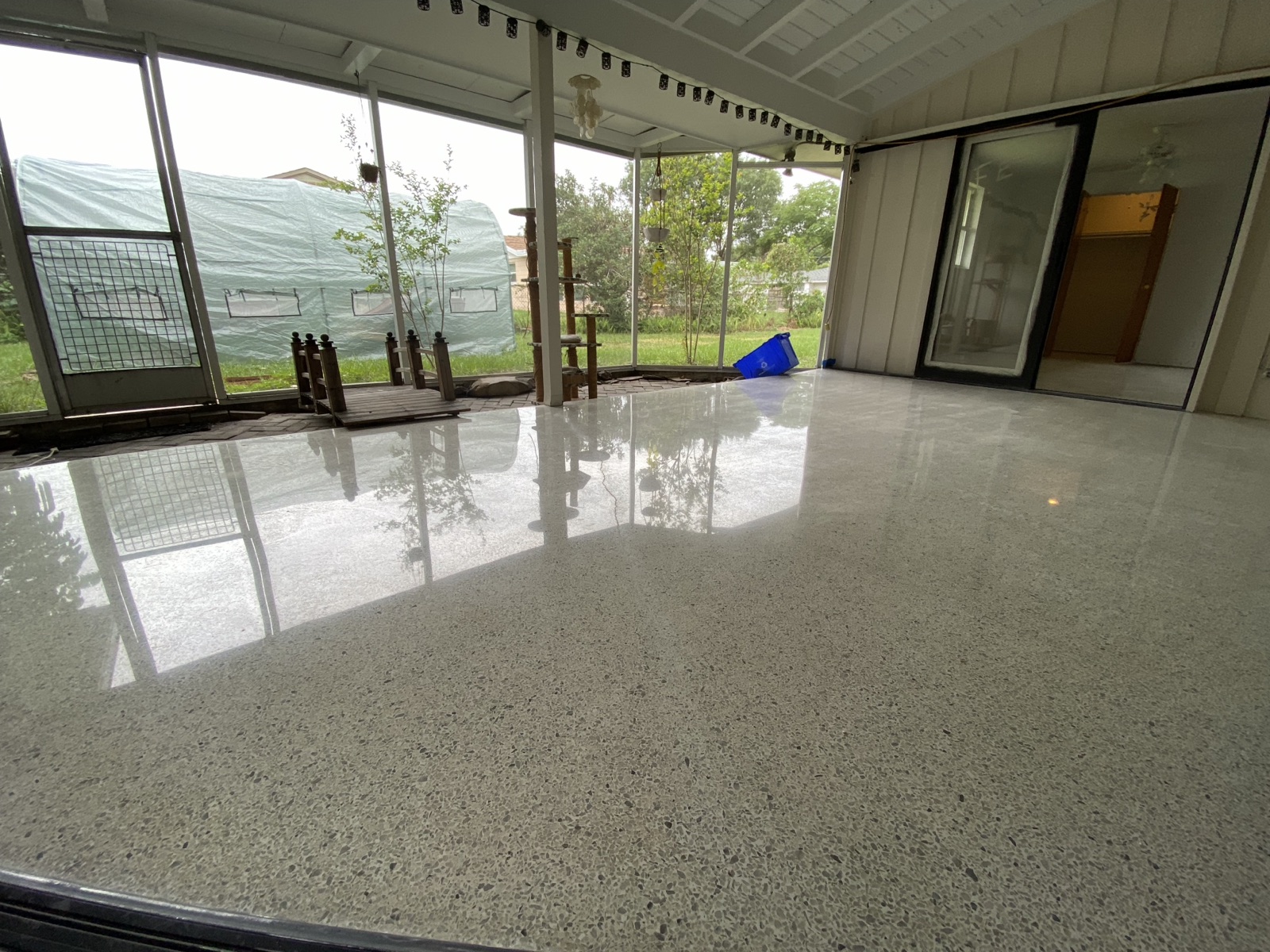 Polished terrazzo in Carrollwood